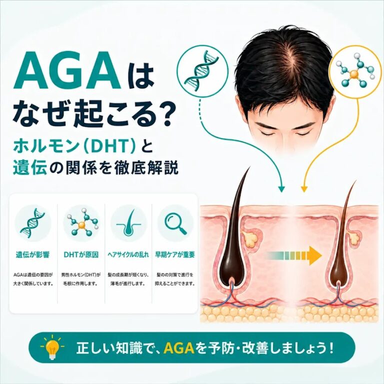 AGAの原因を徹底解説 1 2